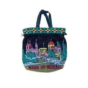 Vintage beaded bucket bag galilee